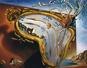 サルバドール・ダリ Painting - 最初の爆発の瞬間の柔らかい時計 サルバドール・ダリ